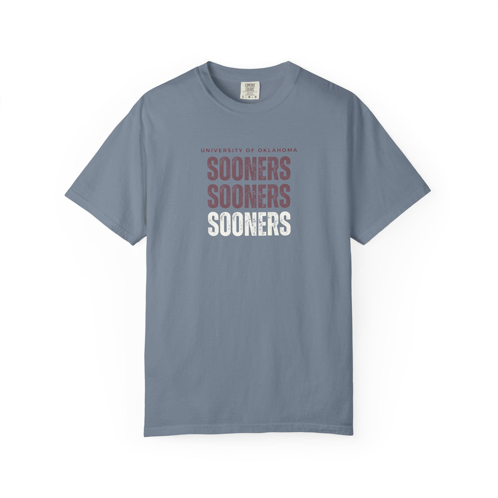 Sooners Stack T‑Shirt — University of Oklahoma Vintage Collegiate Tee