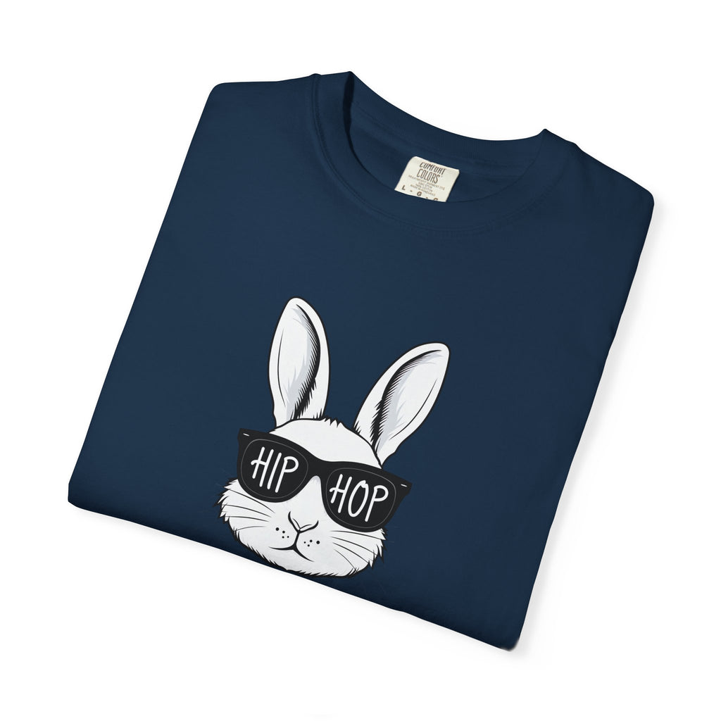 Hip Hop Bunny T-Shirt — Cute Rabbit with Sunglasses Graphic Tee
