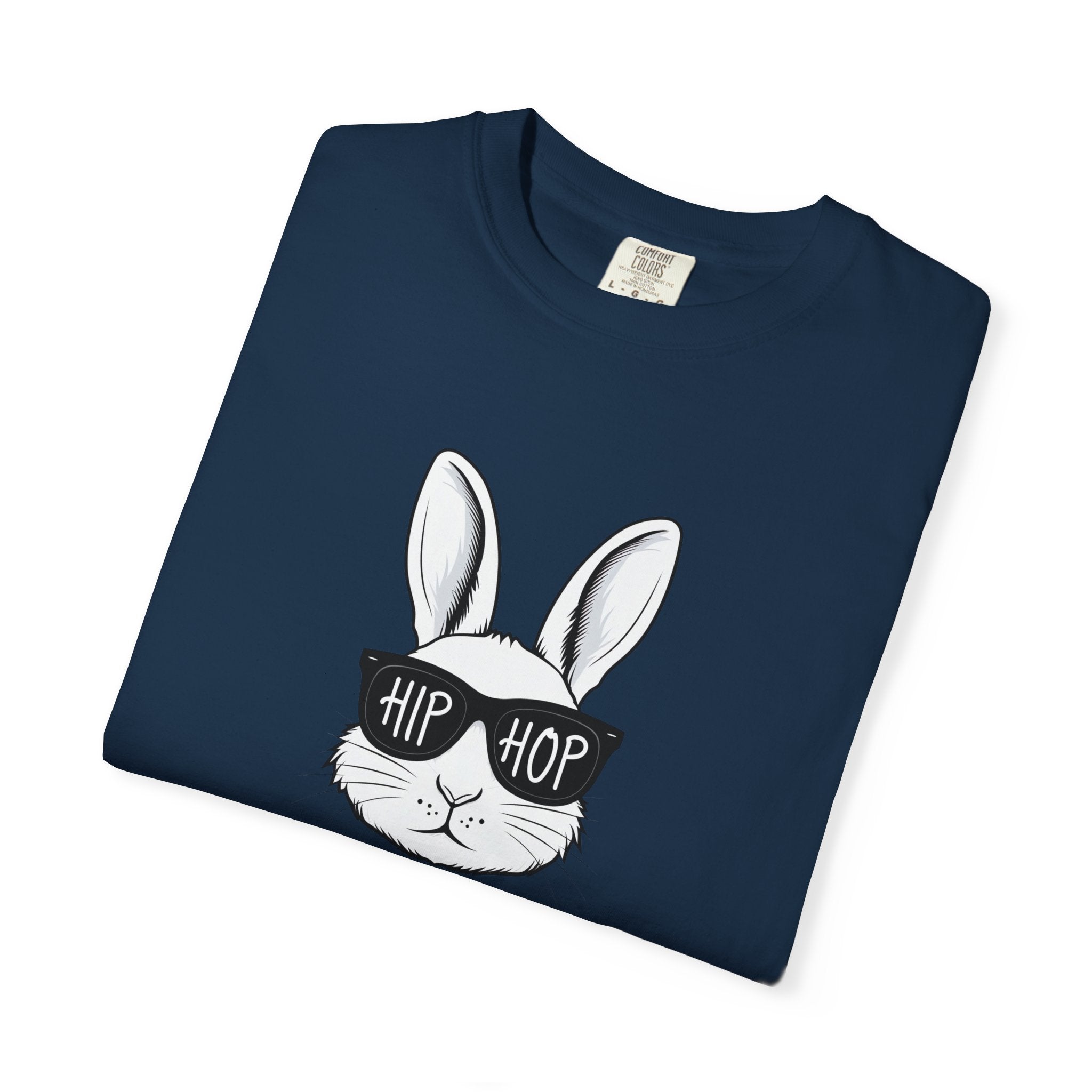 Hip Hop Bunny T-Shirt — Cute Rabbit with Sunglasses Graphic Tee
