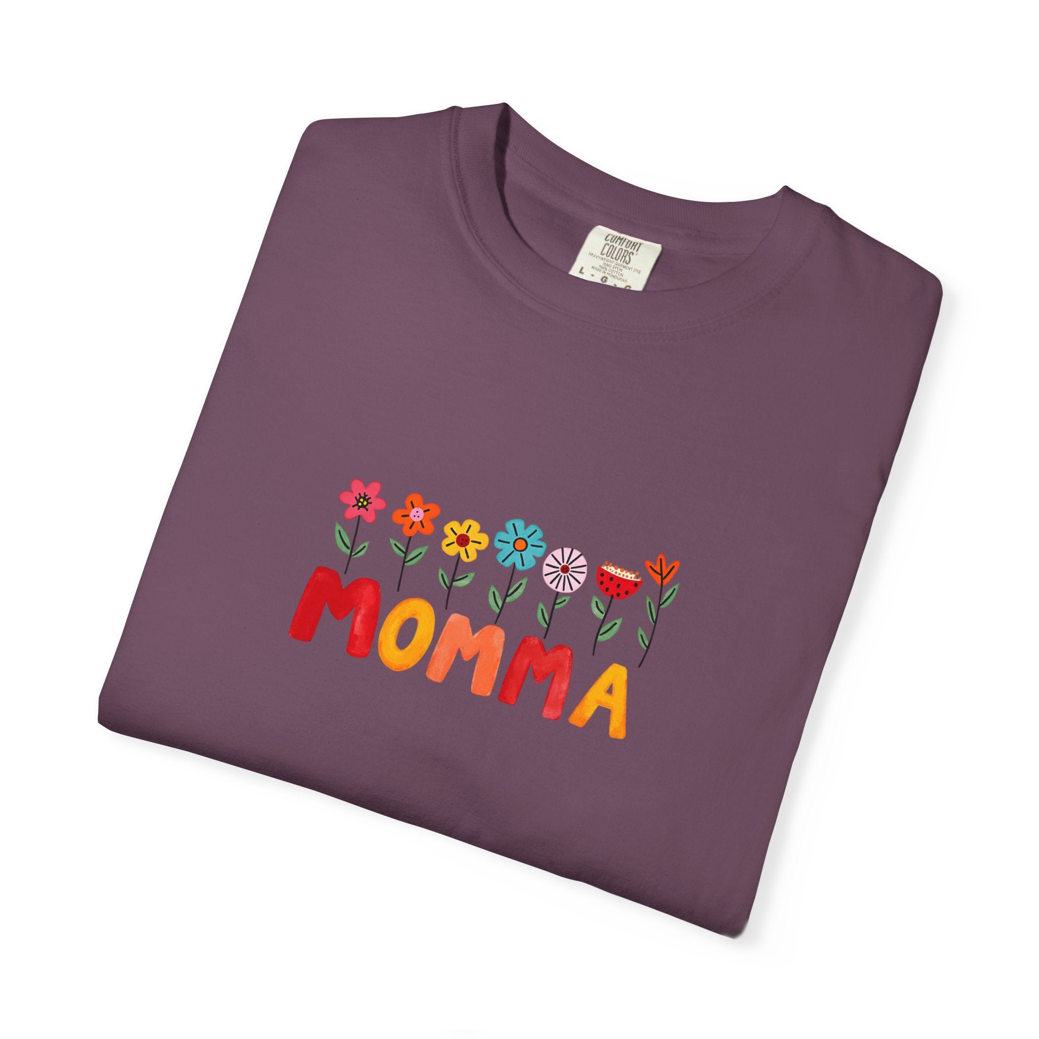Momma Floral T-Shirt — Cute Colorful 'MOMMA' Mother's Day Tee