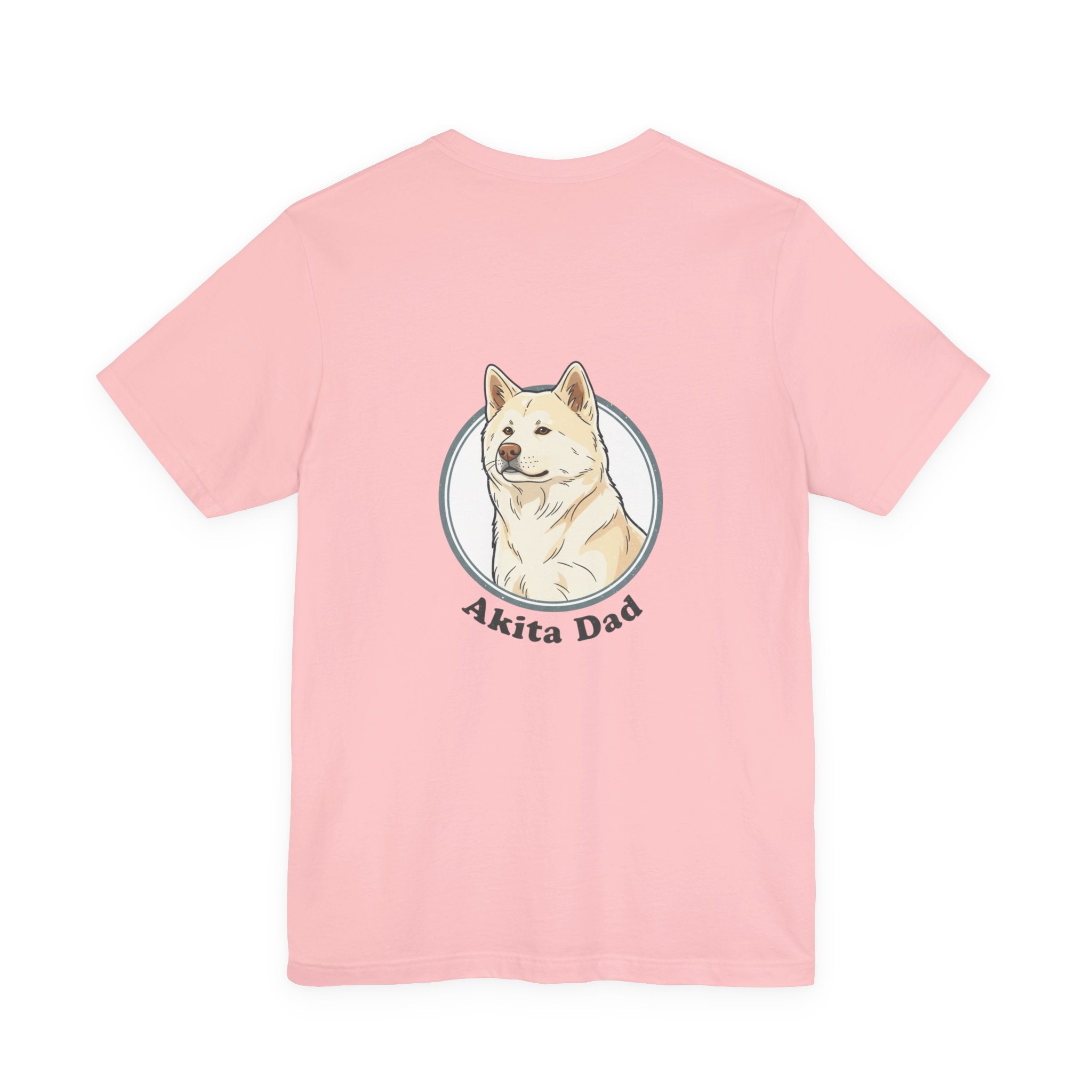 Akita Dad T-Shirt — Cute Akita Dog Graphic Tee for Dog Lovers