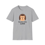 Hedgehog "Needle Little Love" T-Shirt — Cute Animal Graphic Tee