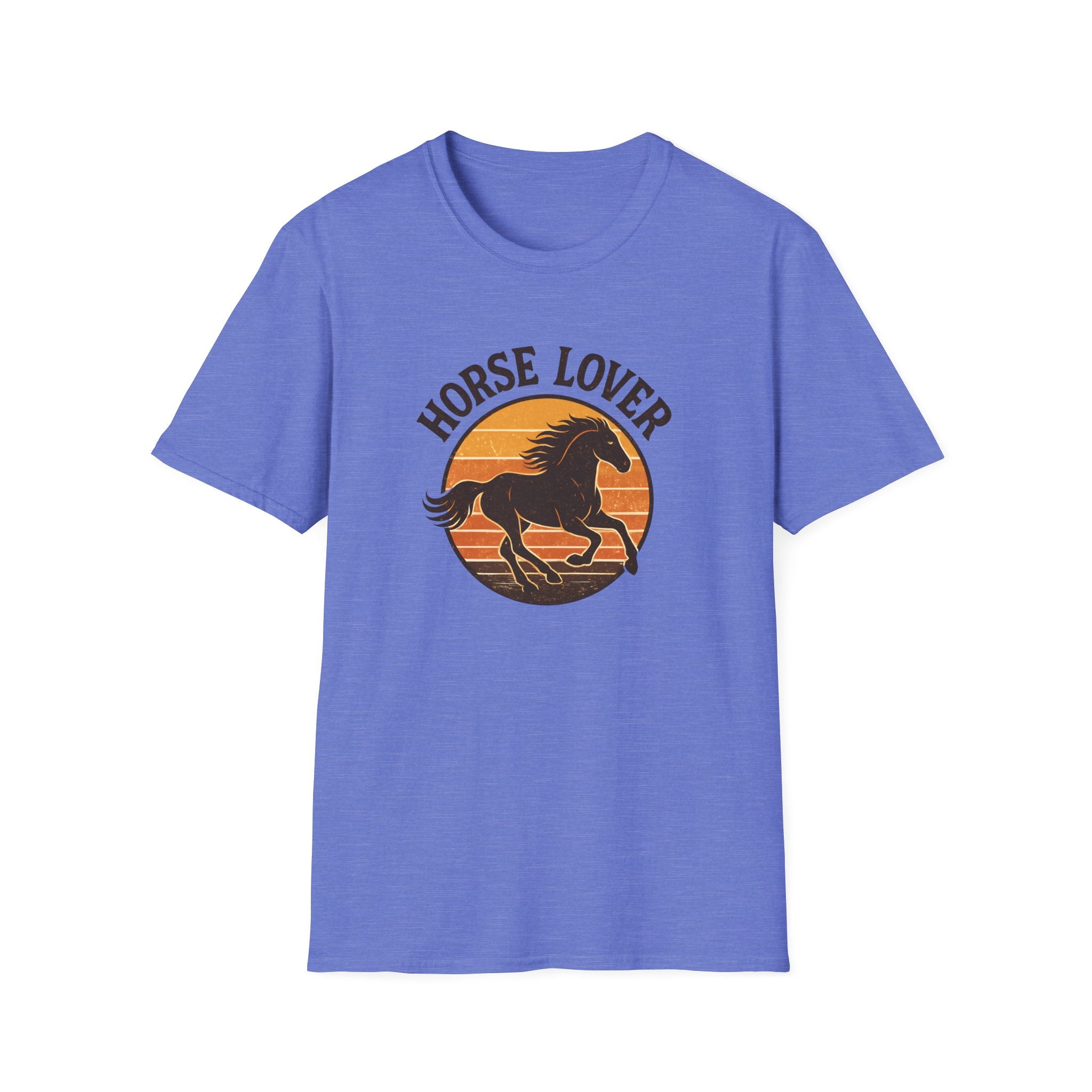 Horse Lover T-Shirt — Running Horse Sunset Graphic Tee