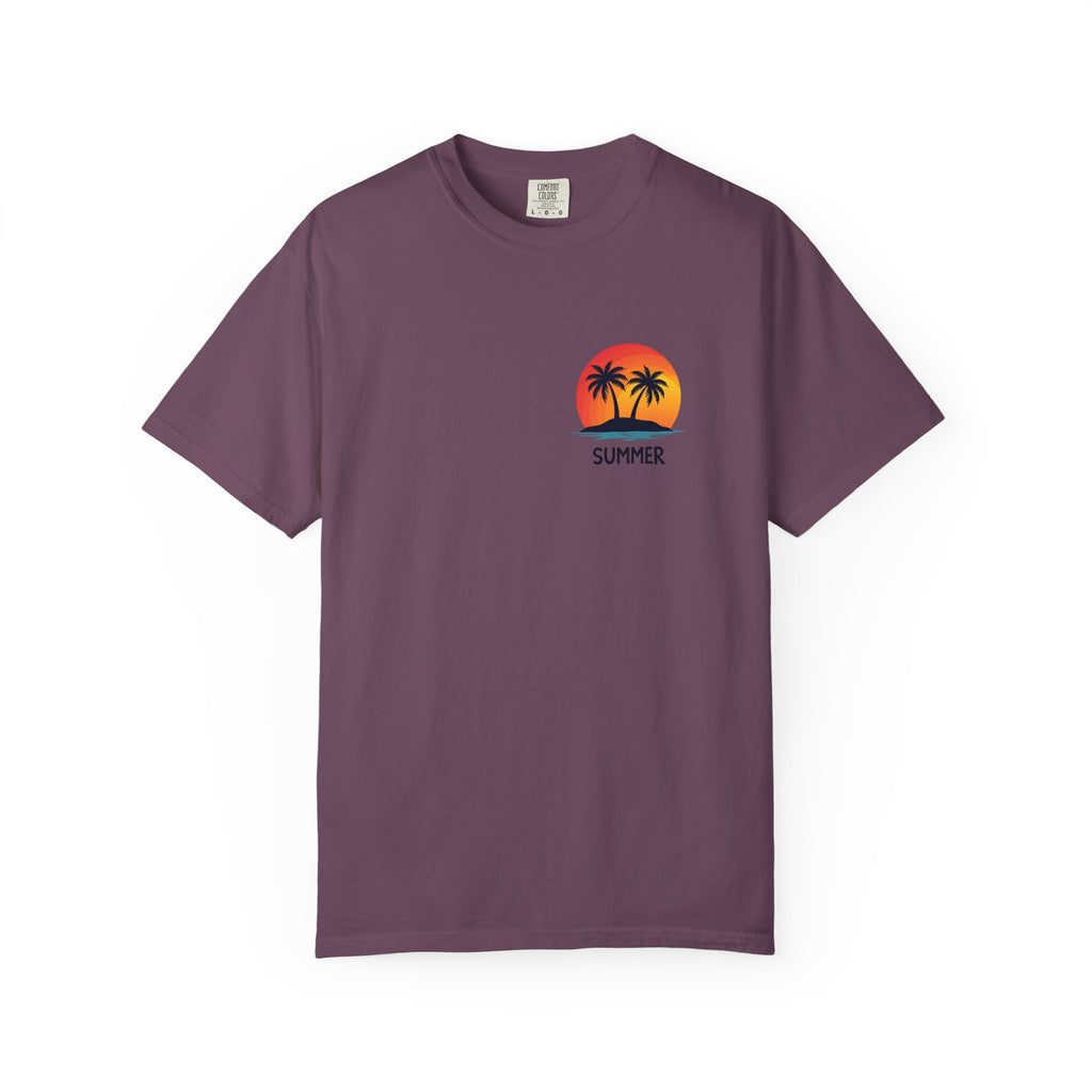 Summer Palm T-Shirt — Sunset Graphic Tee