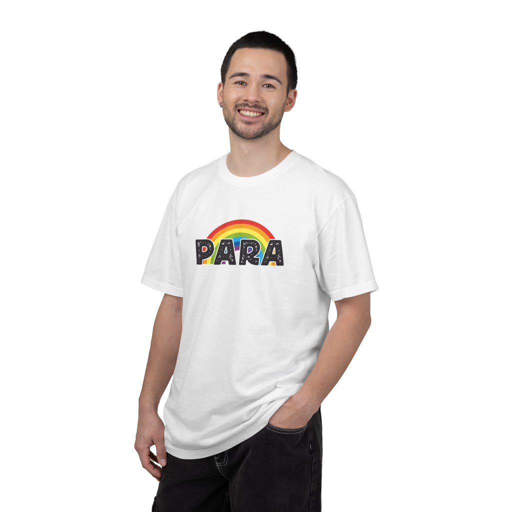 PARA Rainbow Graphic T-Shirt – Colorful Pride-Inspired Lettering