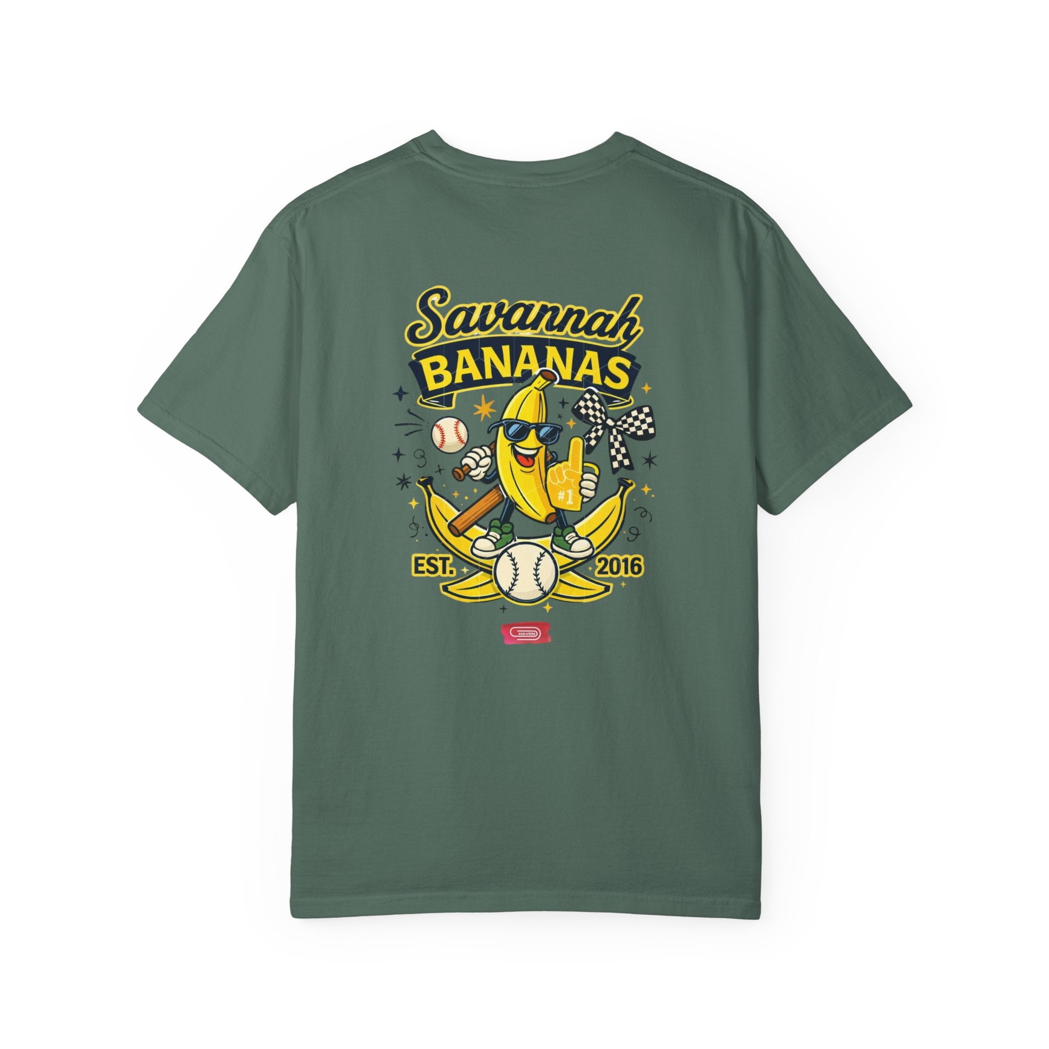 Savannah Bananas Baseball T-Shirt — Retro Banana Mascot Tee