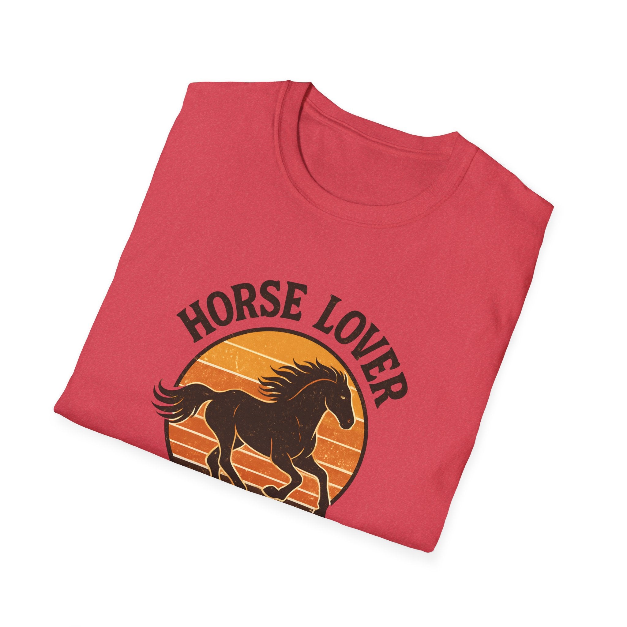 Horse Lover T-Shirt — Running Horse Sunset Graphic Tee