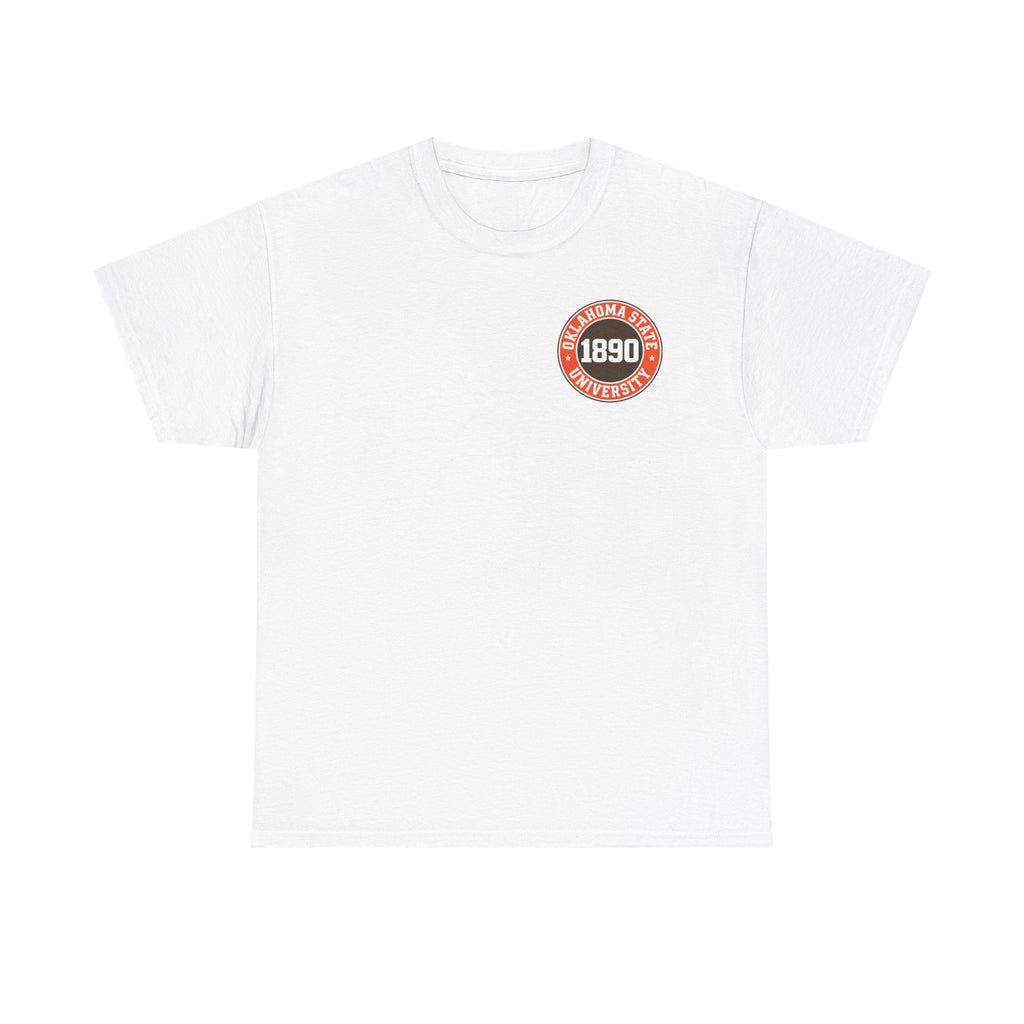 Go Pokes! Cowboy Mascot T-Shirt — Retro 1890 Oklahoma State Fans Tee