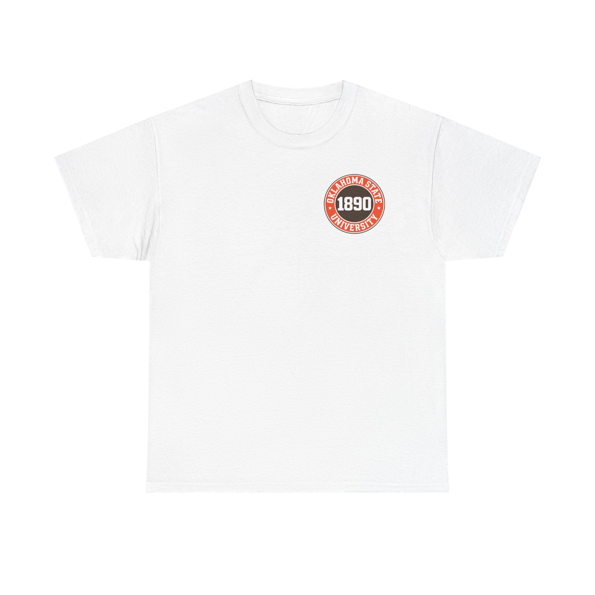 Go Pokes! Cowboy Mascot T-Shirt — Retro 1890 Oklahoma State Fans Tee