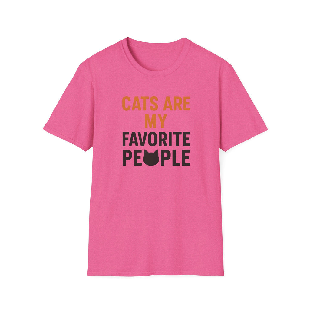 Cats Are My Favorite People T-Shirt — Funny Cat Lover Tee