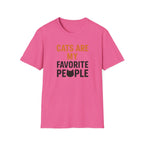 Cats Are My Favorite People T-Shirt — Funny Cat Lover Tee