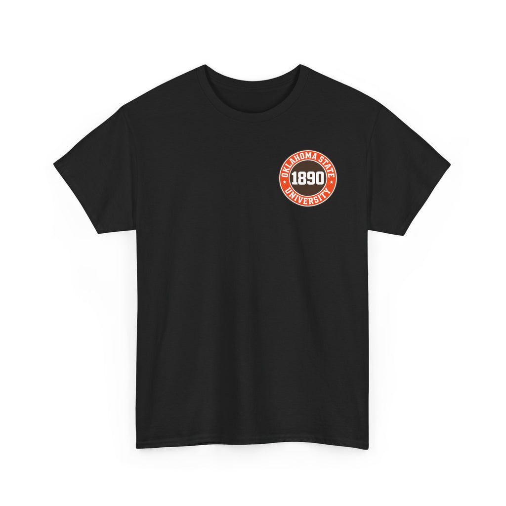 Go Pokes! Cowboy Mascot T-Shirt — Retro 1890 Oklahoma State Fans Tee