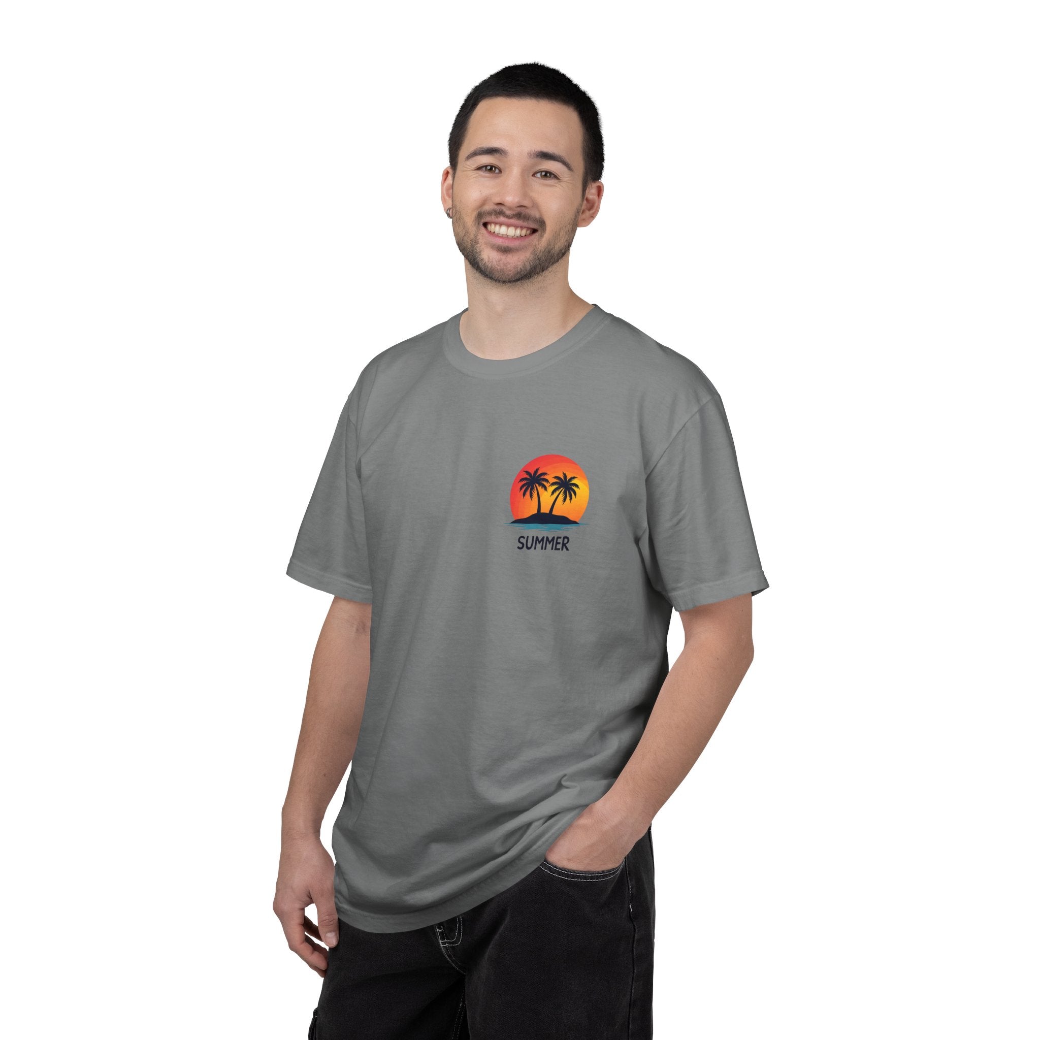 Summer Palm T-Shirt — Sunset Graphic Tee