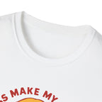 Dogs Make My Heart Pawsitive T-Shirt — Cute Dog Lover Graphic Tee