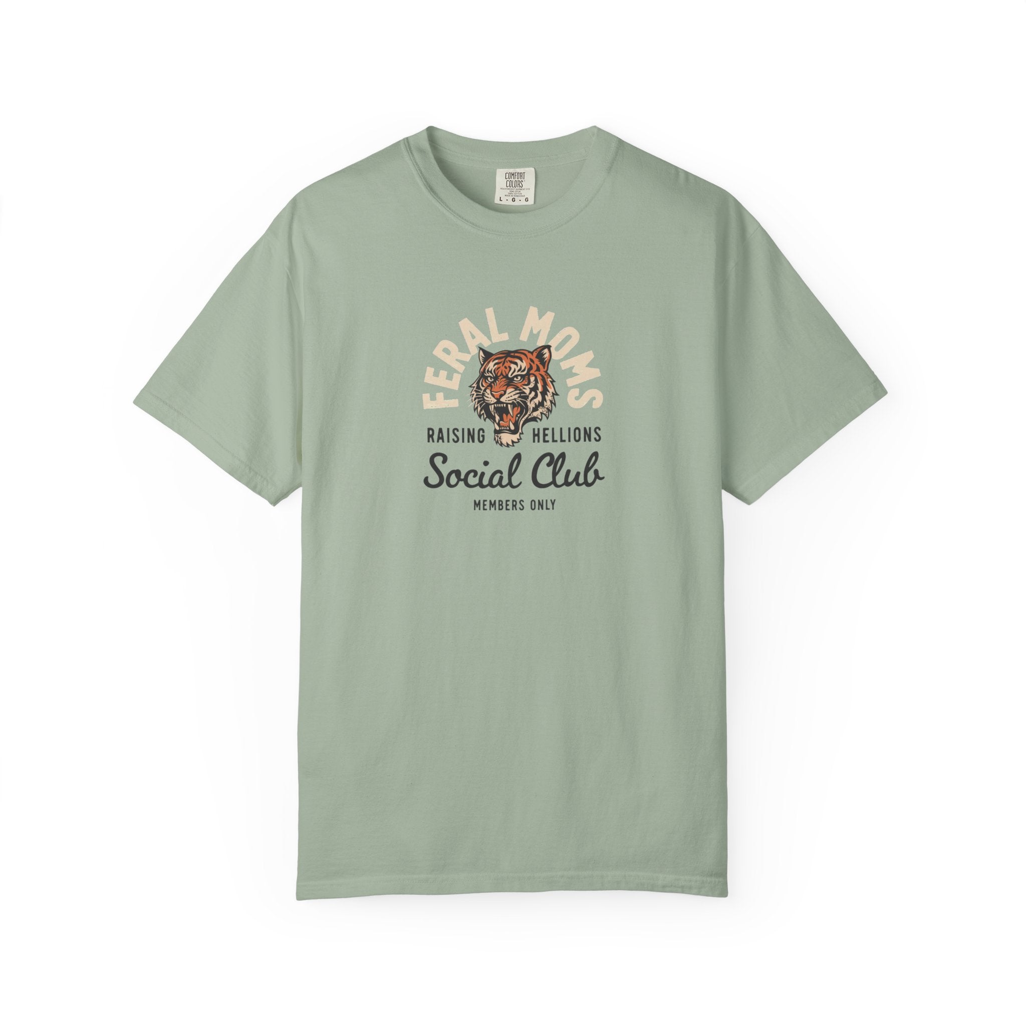 Tiger Social Club T‑Shirt — "Raising Hellions" Graphic Tee