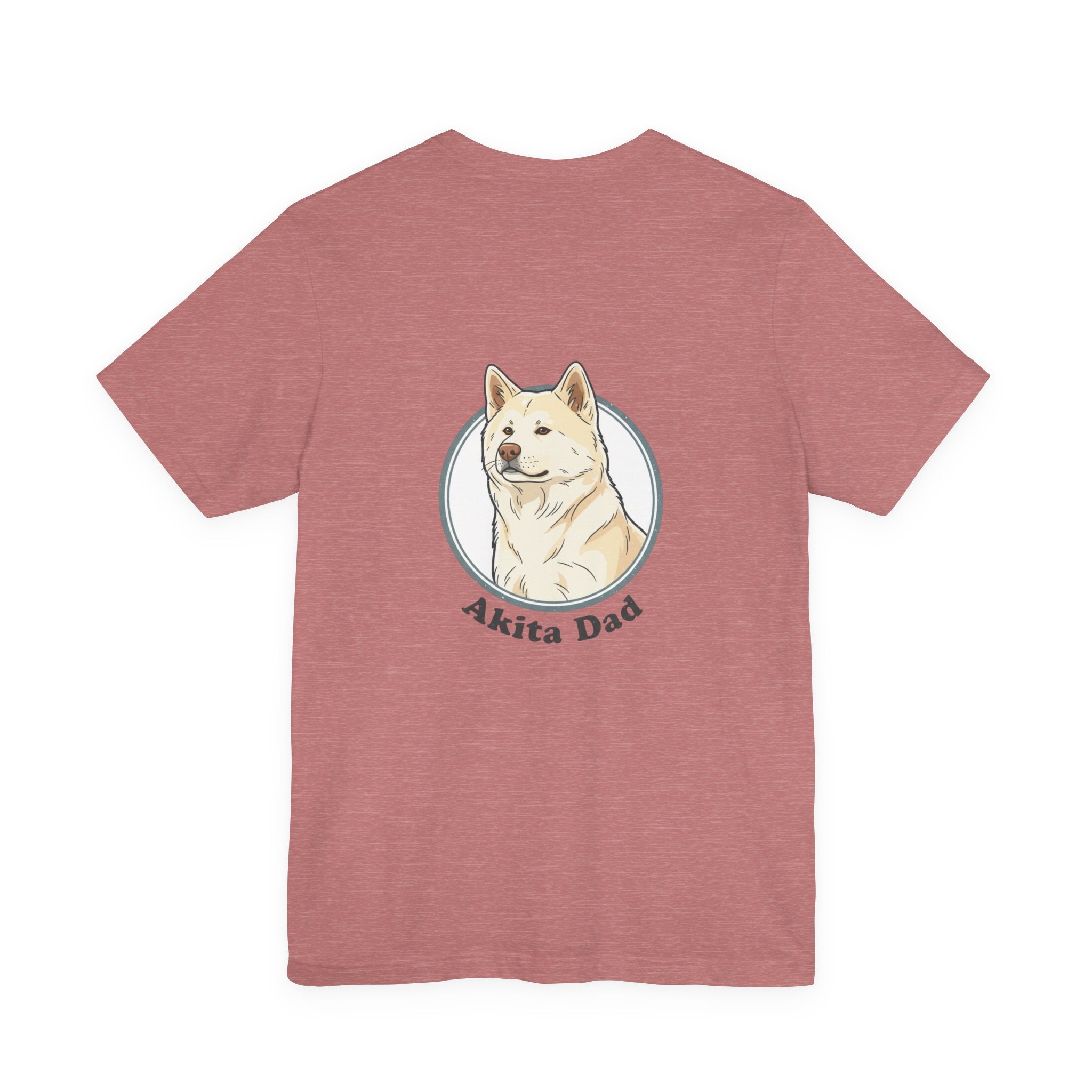 Akita Dad T-Shirt — Cute Akita Dog Graphic Tee for Dog Lovers