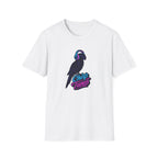 T-Shirt — 'Chirp Tunes' Parrot with Headphones Graphic Tee