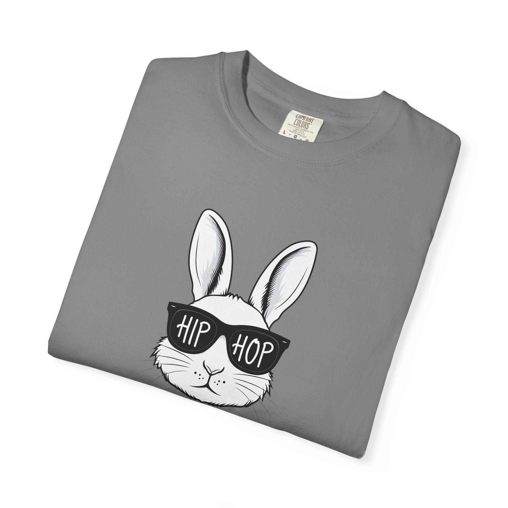 Hip Hop Bunny T-Shirt — Cute Rabbit with Sunglasses Graphic Tee