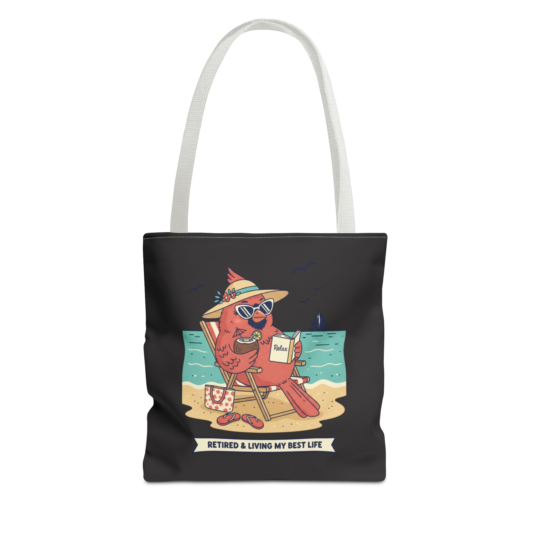 Retired and Living My Best Life Tote Bag