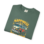 Road Trip T-Shirt — "Happiness Is A Road Trip" Vintage Camper Tee