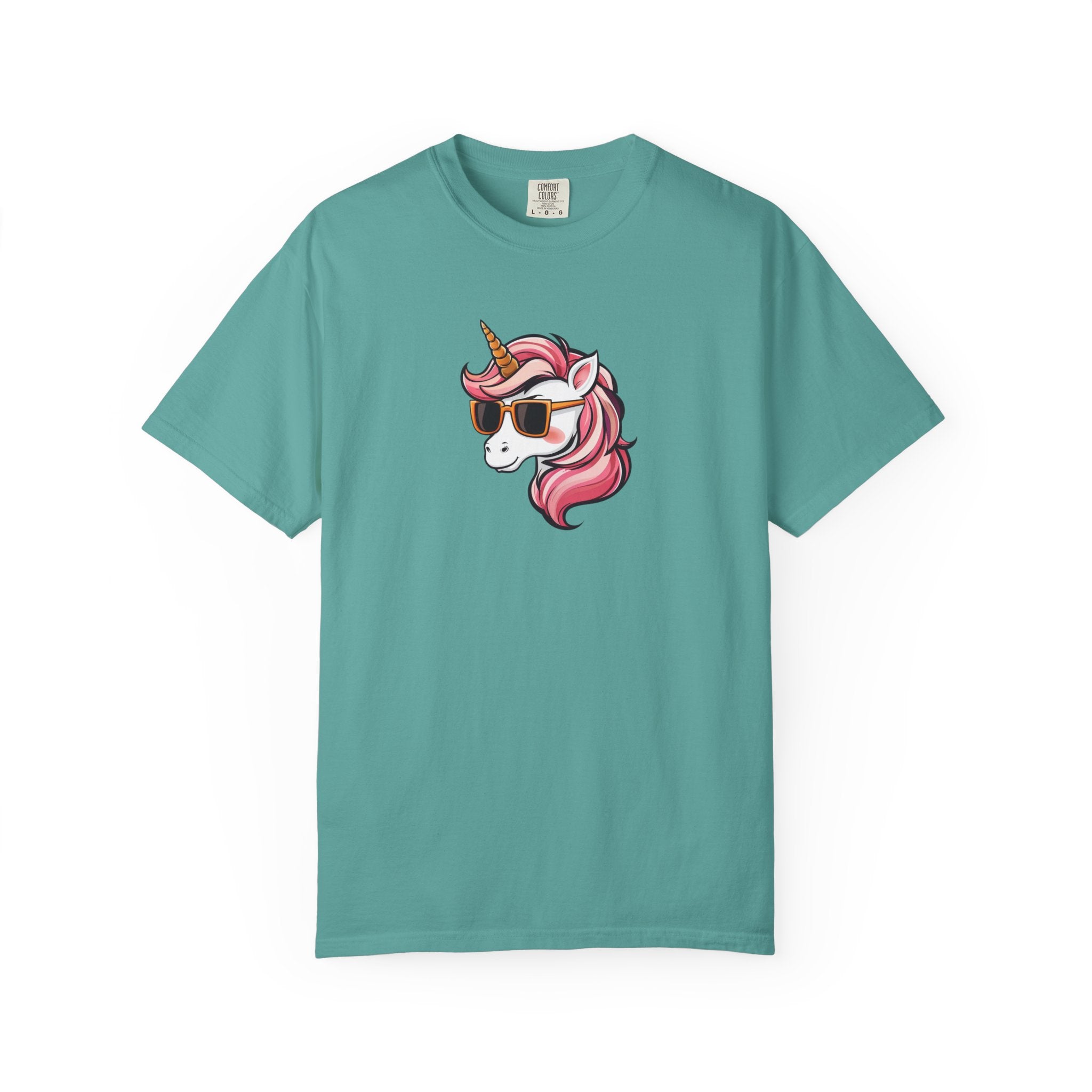 Cool Unicorn T-Shirt — Sunglasses Pink Unicorn Graphic Tee