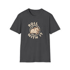 T-Shirt — "Roll With It" Cute Hamster Graphic Tee