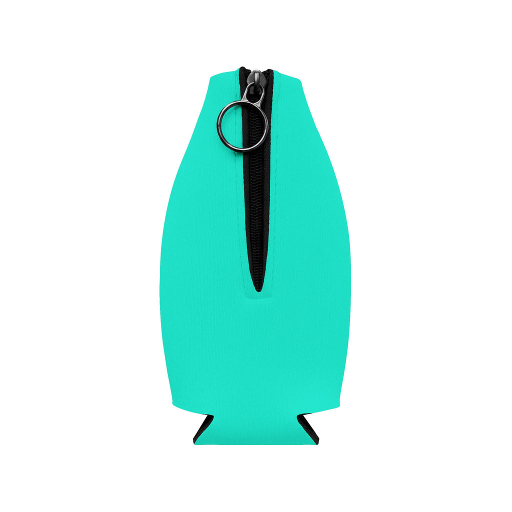 "Summer Vibes Only" Flamingo Zip-Up Can Koozie