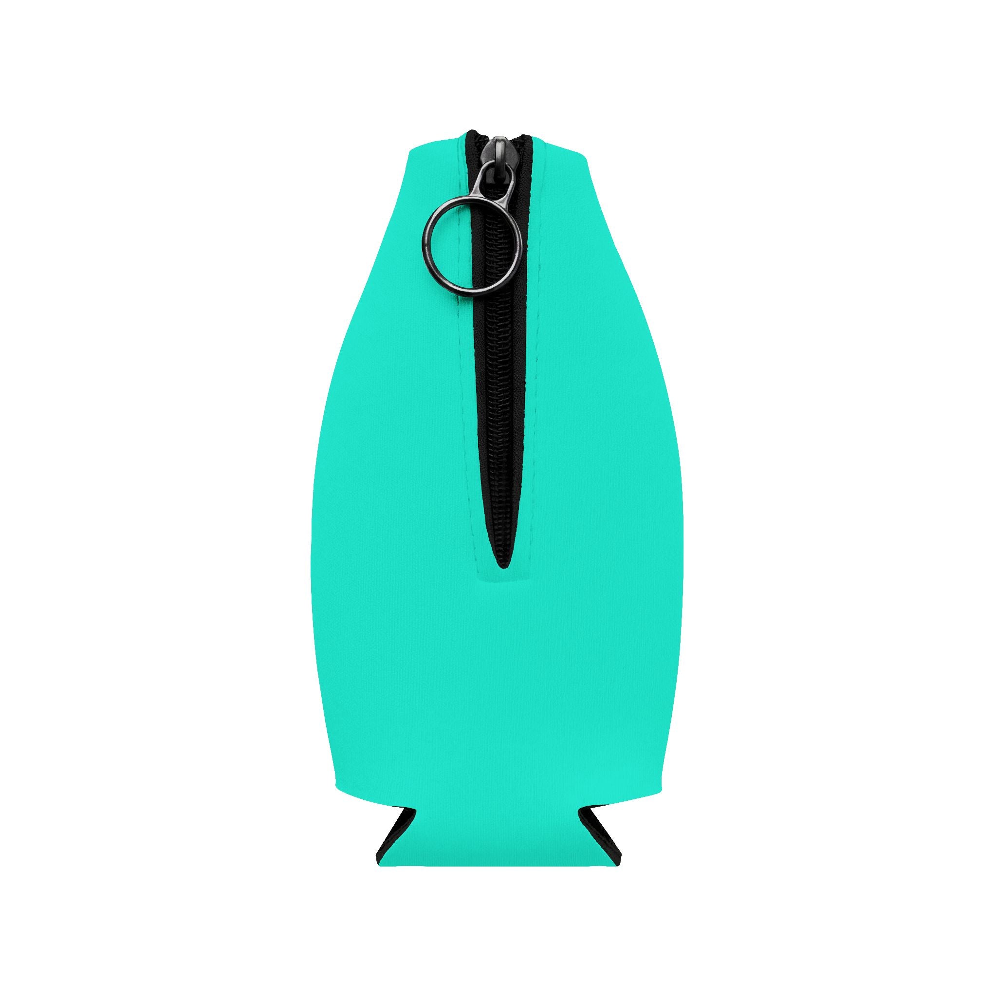 "Summer Vibes Only" Flamingo Zip-Up Can Koozie