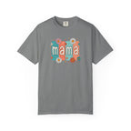 Mama Floral Tee — Retro Block Letter Mother's Day T-Shirt