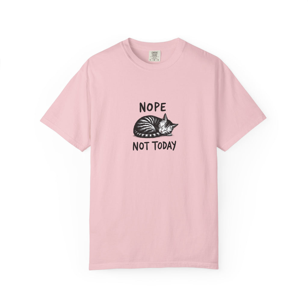 'Nope Not Today' Sleeping Cat Graphic Tee