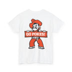 Go Pokes! Cowboy Mascot T-Shirt — Retro 1890 Oklahoma State Fans Tee