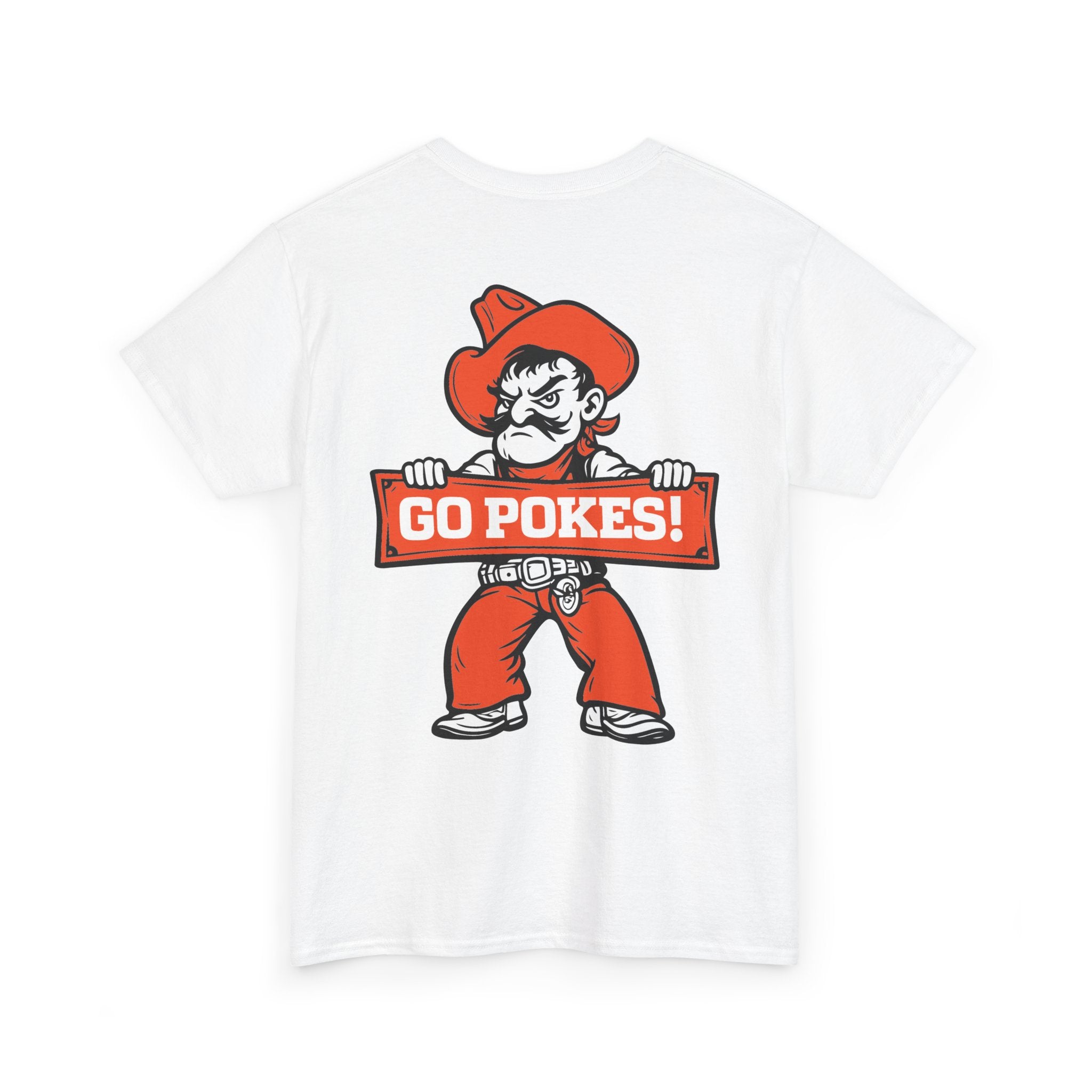 Go Pokes! Cowboy Mascot T-Shirt — Retro 1890 Oklahoma State Fans Tee