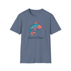Koi Fish Tee — "Swim in Peace" Relaxed Graphic T-Shirt