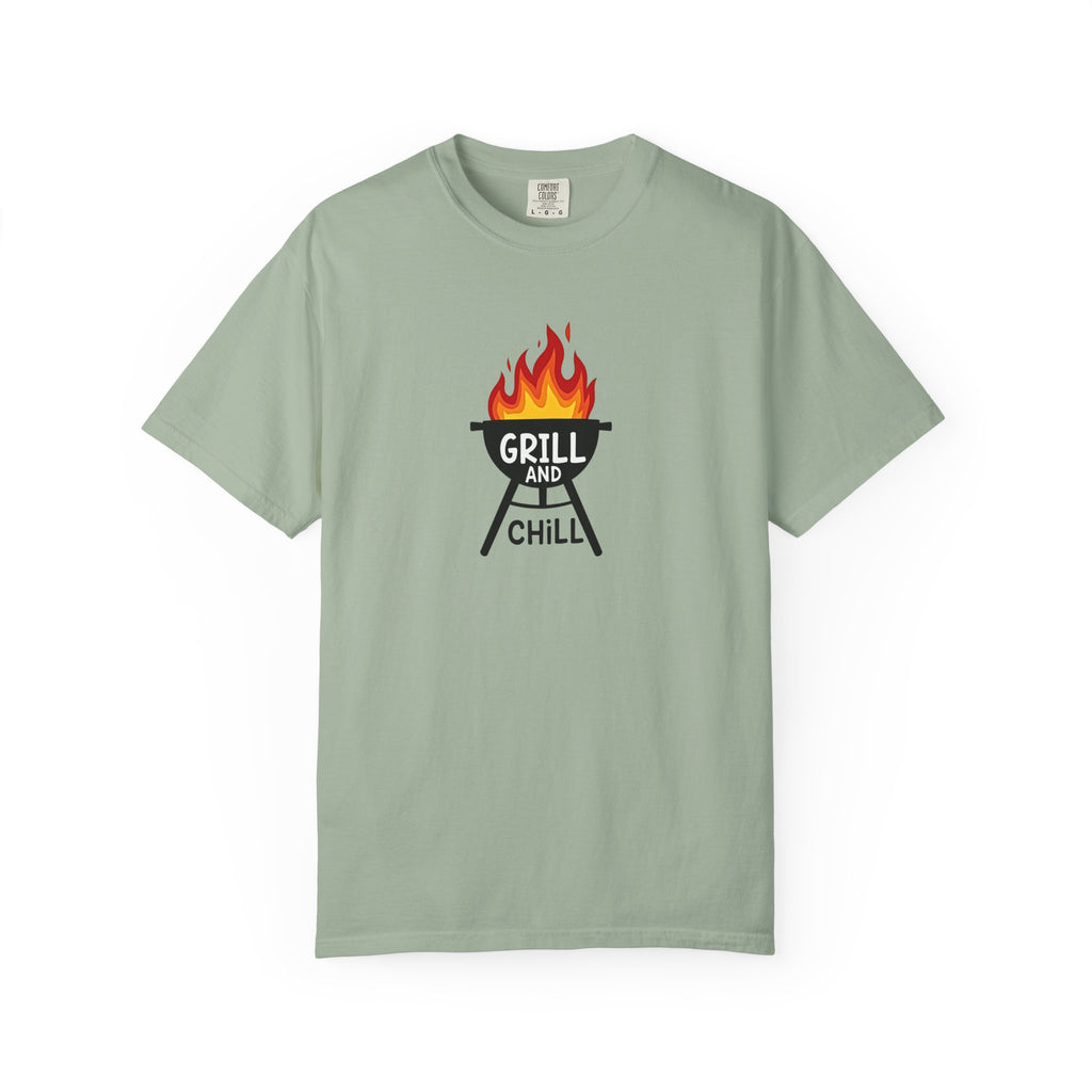 Grill and Chill T-Shirt — BBQ Graphic Tee for Grill Lovers