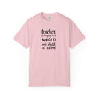 Teacher T-Shirt – "Changing the World One Child at a Time" Inspirational Educator Tee
