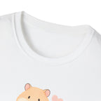 Tiny Paws Big Heart T-Shirt — Cute Hamster Graphic Tee