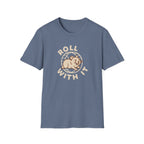 T-Shirt — "Roll With It" Cute Hamster Graphic Tee
