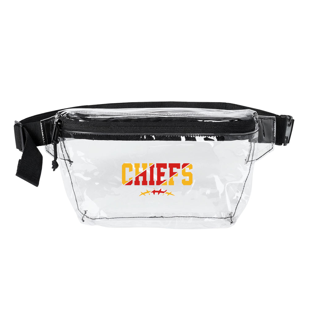Chiefs Clear Fanny Pack – Transparent Game Day Belt Bag