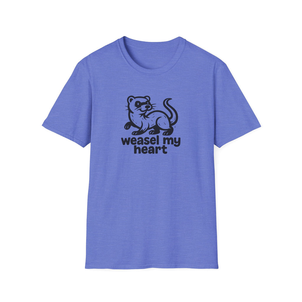 Weasel My Heart T-Shirt — Cute Weasel Illustration Tee
