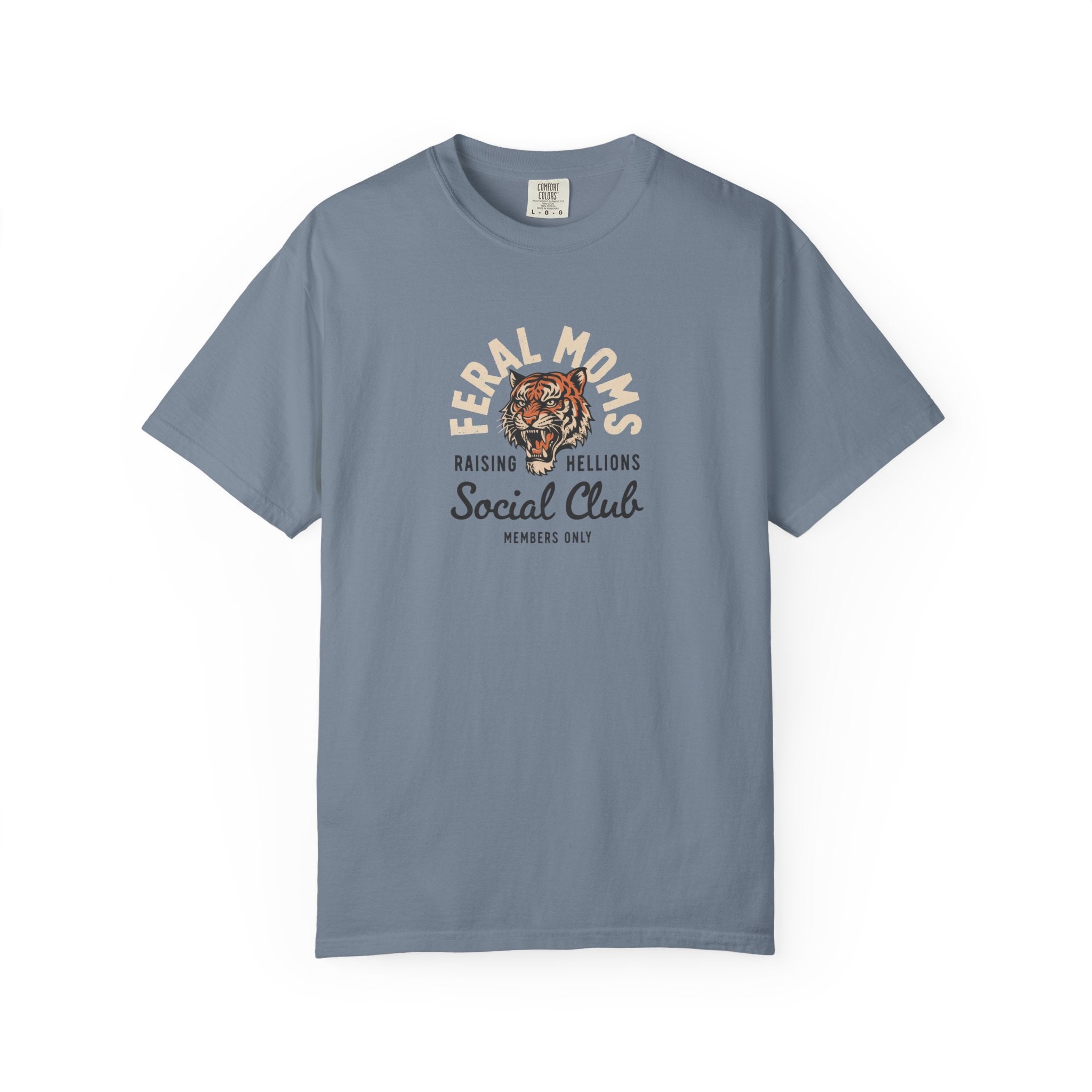 Tiger Social Club T‑Shirt — "Raising Hellions" Graphic Tee