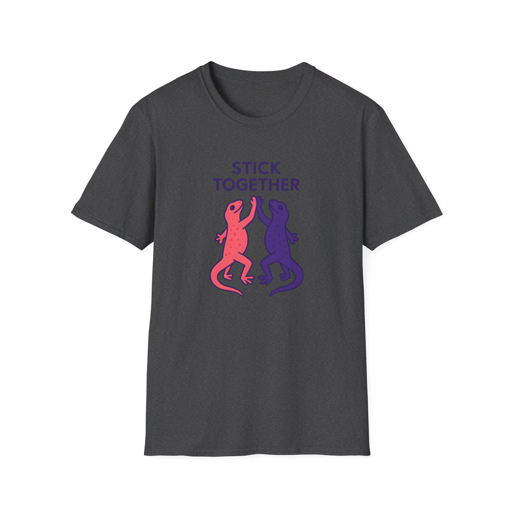 Stick Together Lizard T-Shirt — Cute Matching Gecko Tee