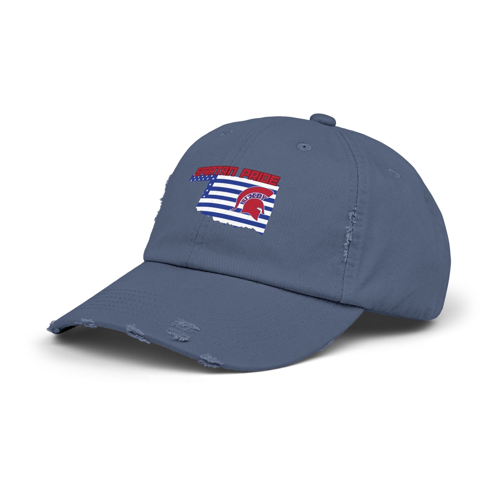 Bixby Spartan Pride Distressed Cap