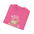 T-Shirt — "Roll With It" Cute Hamster Graphic Tee