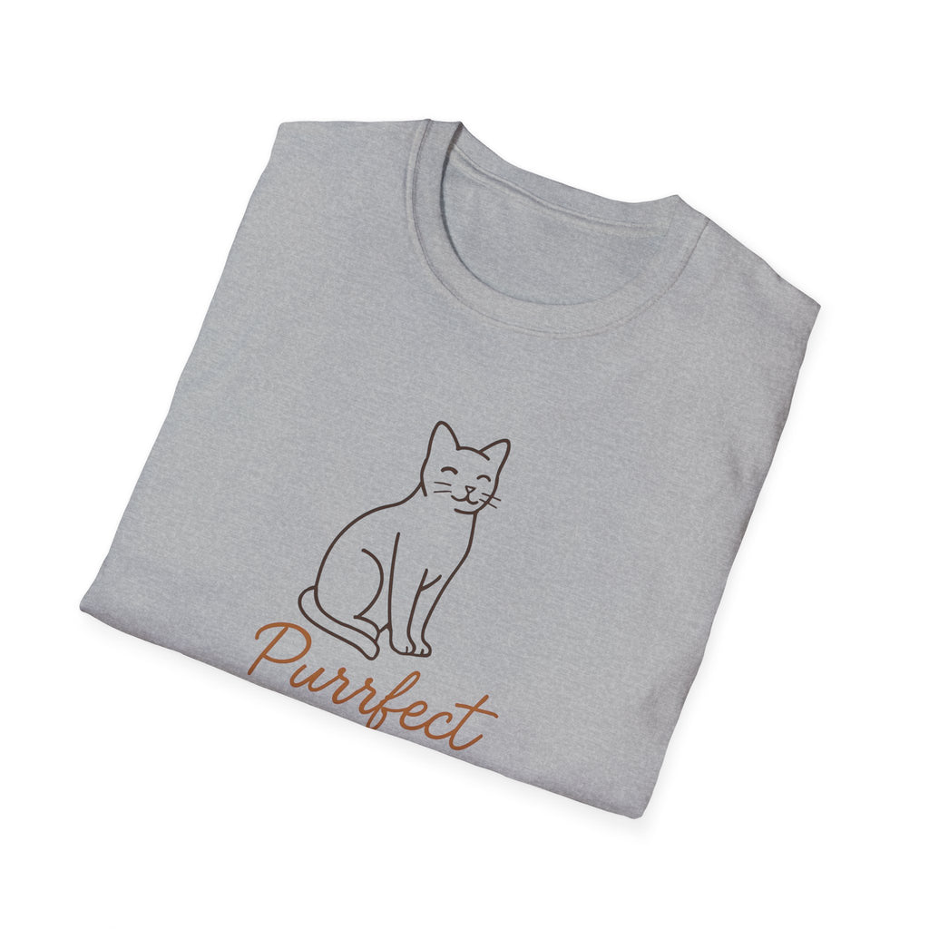 Cat T-Shirt — 'Purrfect Companion' Minimalist Cat Lover Tee
