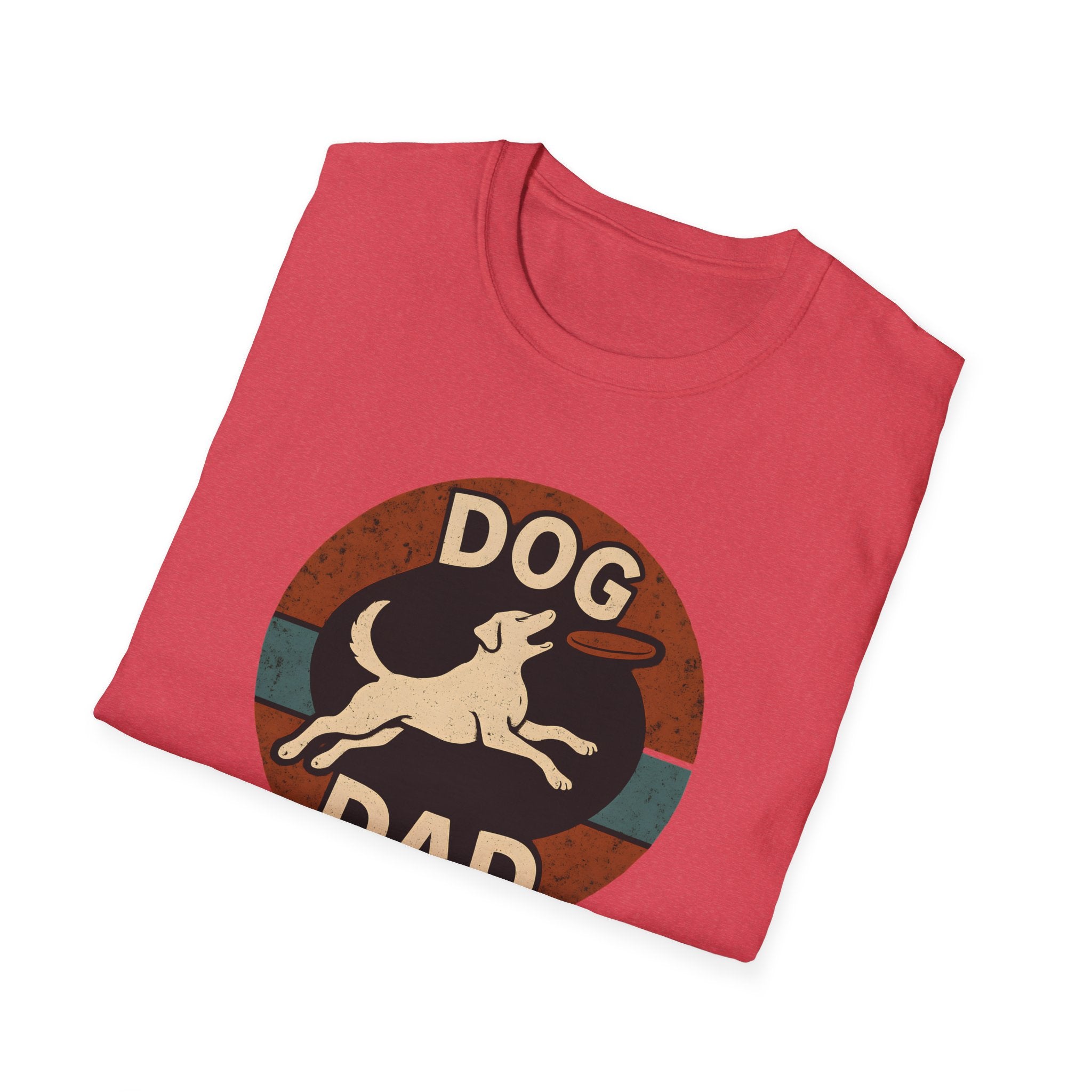 Dog Dad T-Shirt – Retro Running Dog Graphic, Funny Father’s Day Gift for Pet Owners