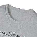 Dog House Watercolor T-Shirt — "My House is a Zoo" Cute Pet Lover Tee
