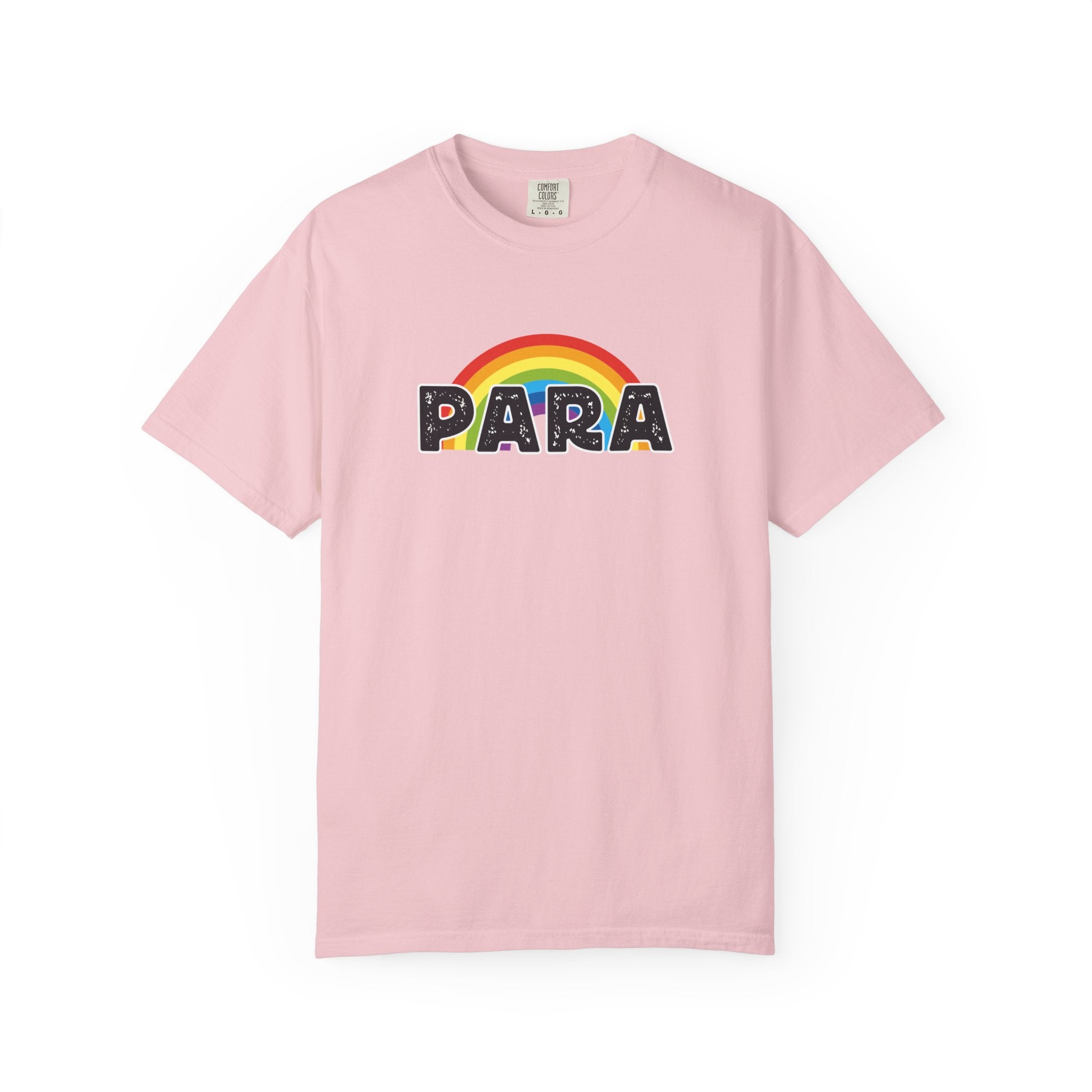 PARA Rainbow Graphic T-Shirt – Colorful Pride-Inspired Lettering