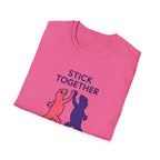 Stick Together Lizard T-Shirt — Cute Matching Gecko Tee