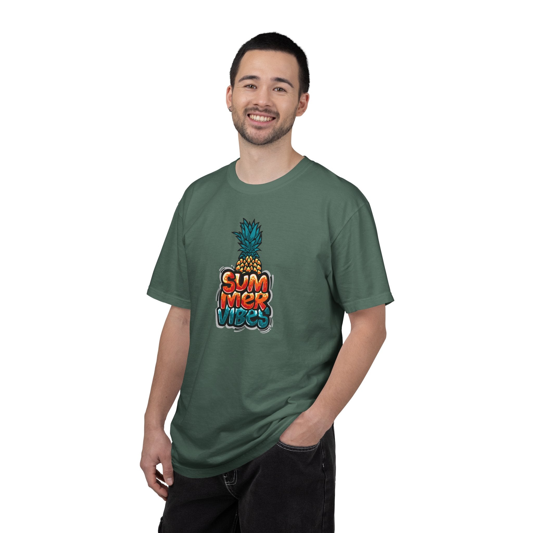"Summer Vibes" Pineapple Graphic Tee