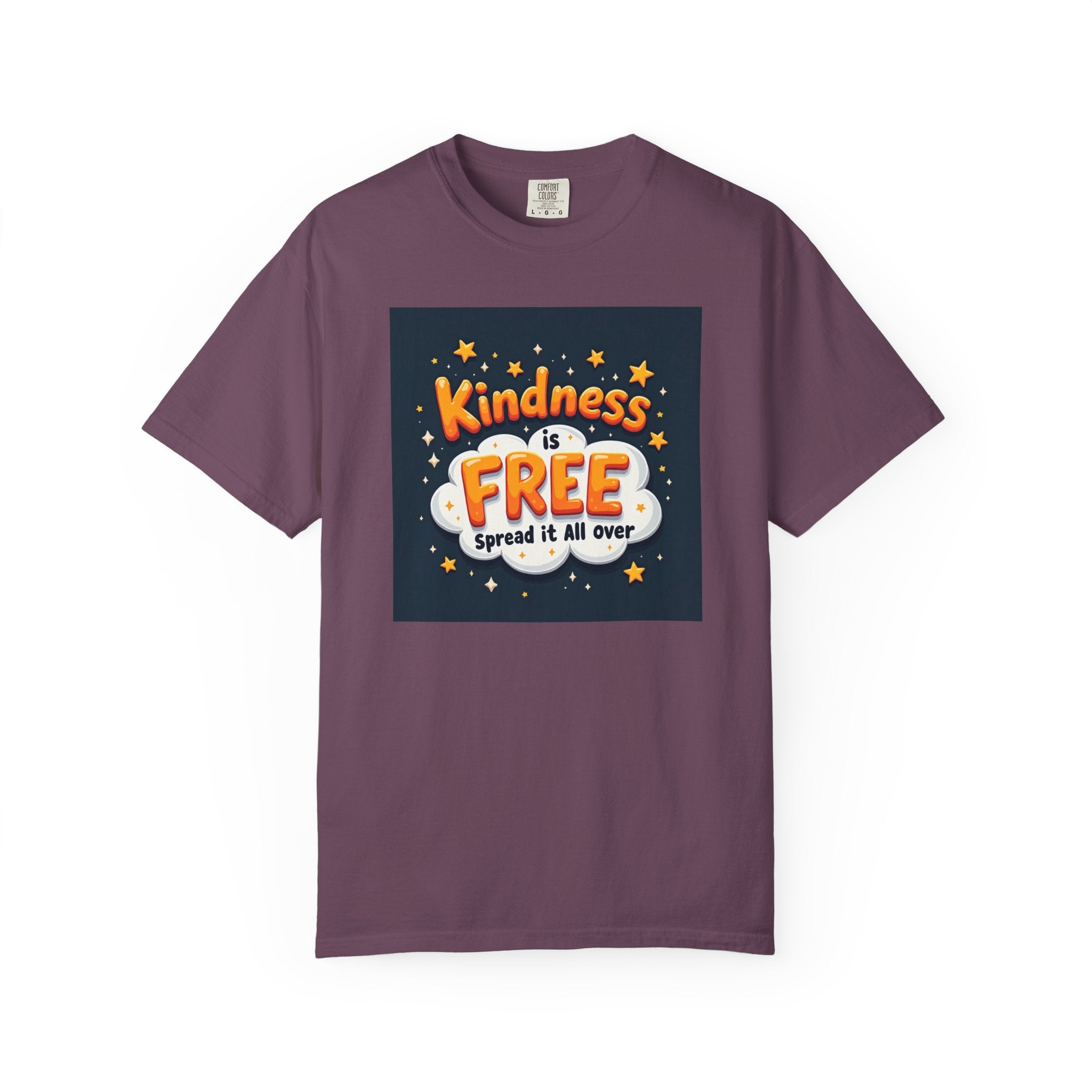 Kindness Is Free T-Shirt — 'Spread It All Over' Positive Graphic Tee